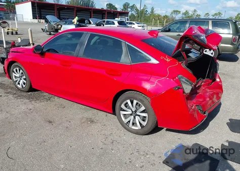 2022 Honda Civic Lx из США, поврежденный, VIN 2HGFE2F2XNH528794